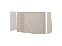 Hoppekids Pets gordijn - verhoogde halfhoogslaper 90x200