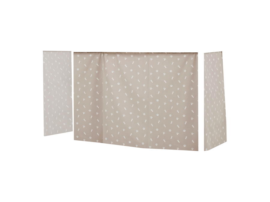 Hoppekids Pets gordijn - verhoogde halfhoogslaper 90x200