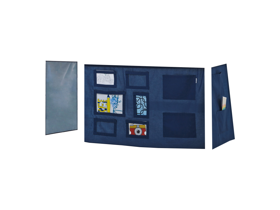 Hoppekids Creator gordijn - halfhoog en stapelbed 70x160