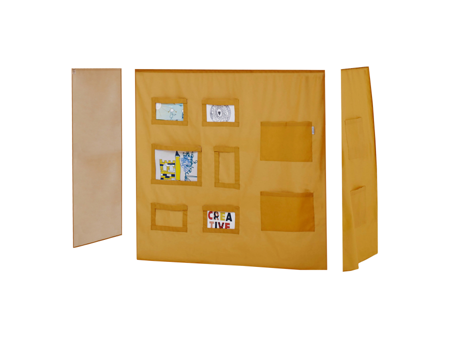 Hoppekids Creator gordijn - verhoogde halfhoogslaper 70x160
