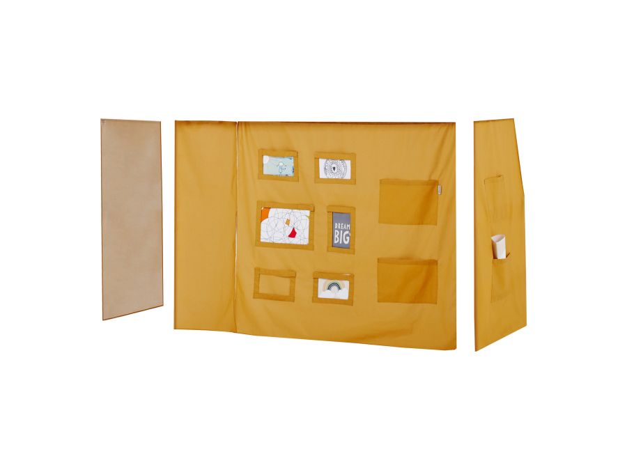 Hoppekids Creator gordijn - verhoogde halfhoogslaper 90x200