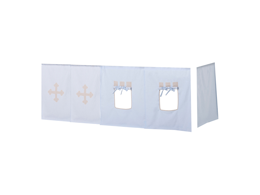 Hoppekids Fairytale Knight gordijn - halfhoog en stapelbed 90x200