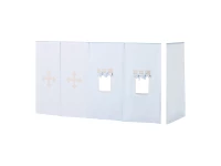 Hoppekids Fairytale Knight gordijn - verhoogde halfhoogslaper 90x200