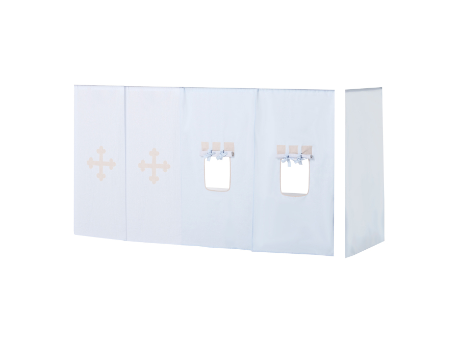 Hoppekids Fairytale Knight gordijn - verhoogde halfhoogslaper 90x200