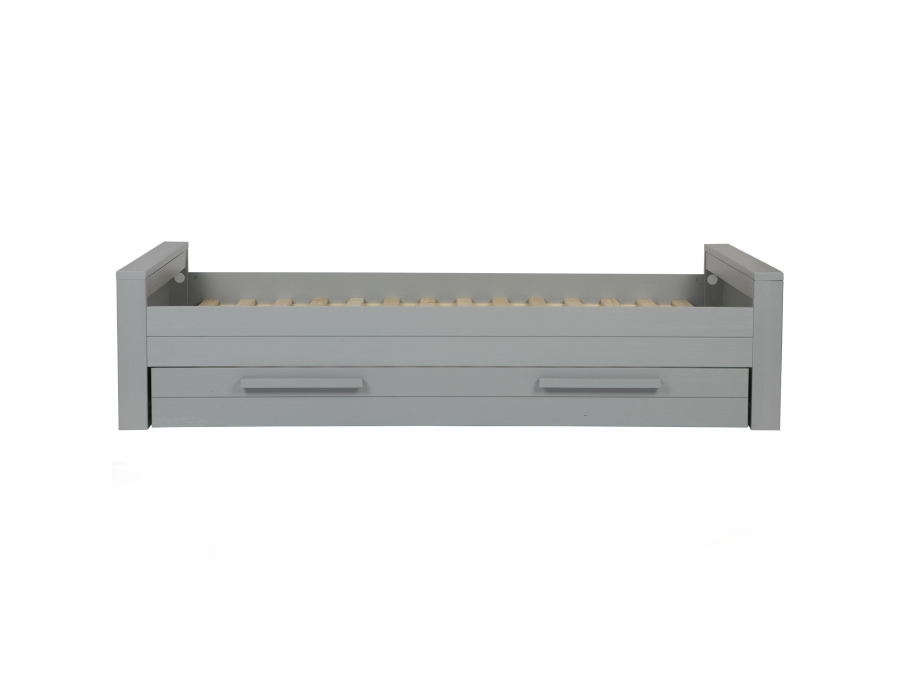 Woood Dennis bed 90x200 - grenen betongrijs - Afbeelding 5