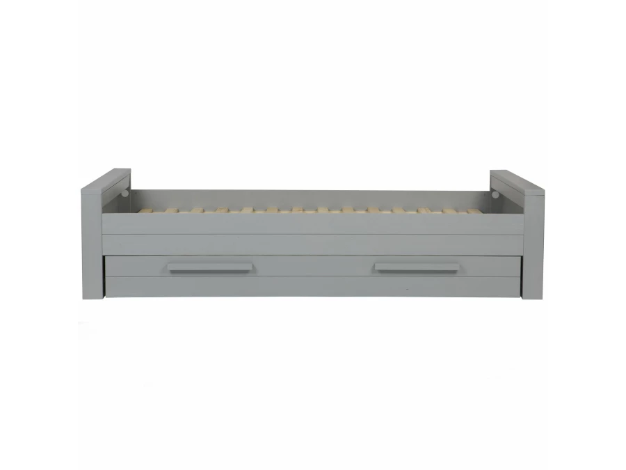 Woood Dennis bed 90x200 - grenen betongrijs - Afbeelding 5