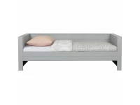 Woood Dennis bedbank 90x200 - grenen betongrijs