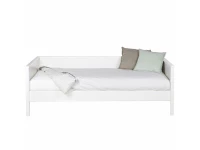 Woood Nikki bedbank 90x200 - grenen wit