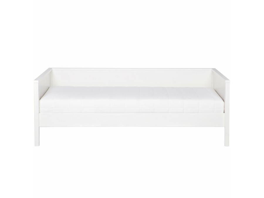 Woood Nikki bedbank 90x200 - grenen wit - Afbeelding 2