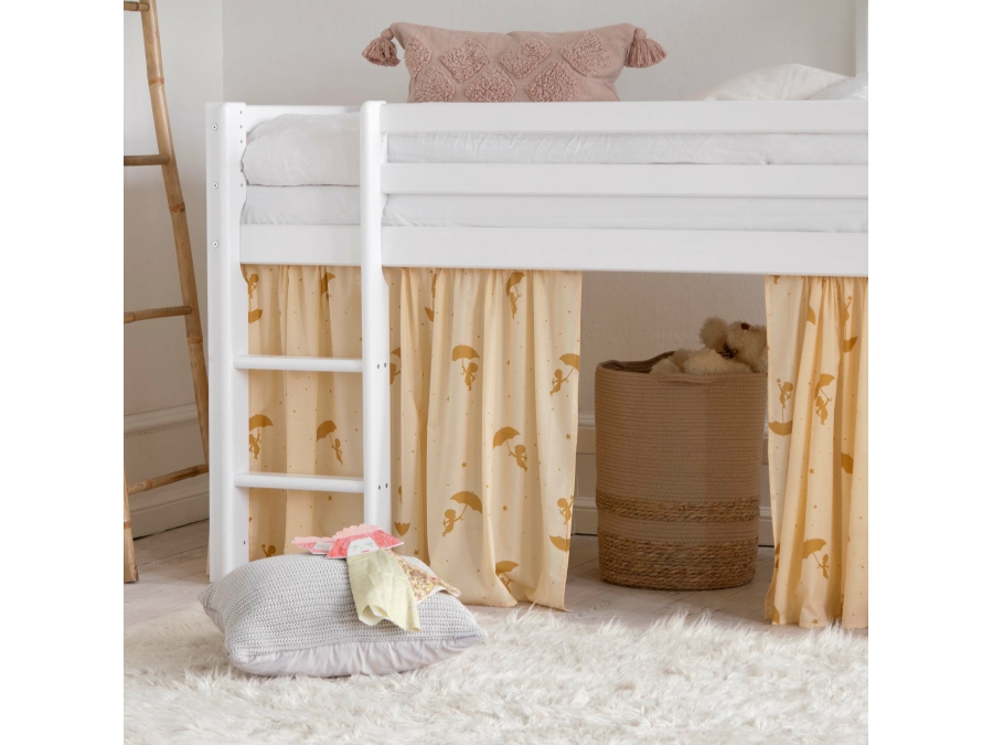 Hoppekids ECO Dream halfhoogslaper non-dividable 70x160 - wit - Afbeelding 3
