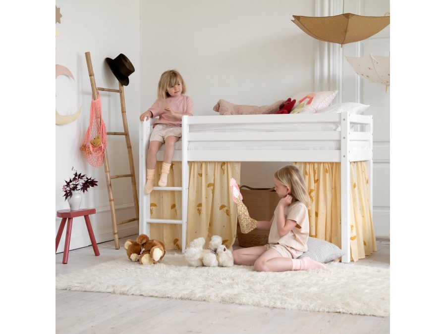 Hoppekids ECO Dream halfhoogslaper non-dividable 70x160 - wit - Afbeelding 2