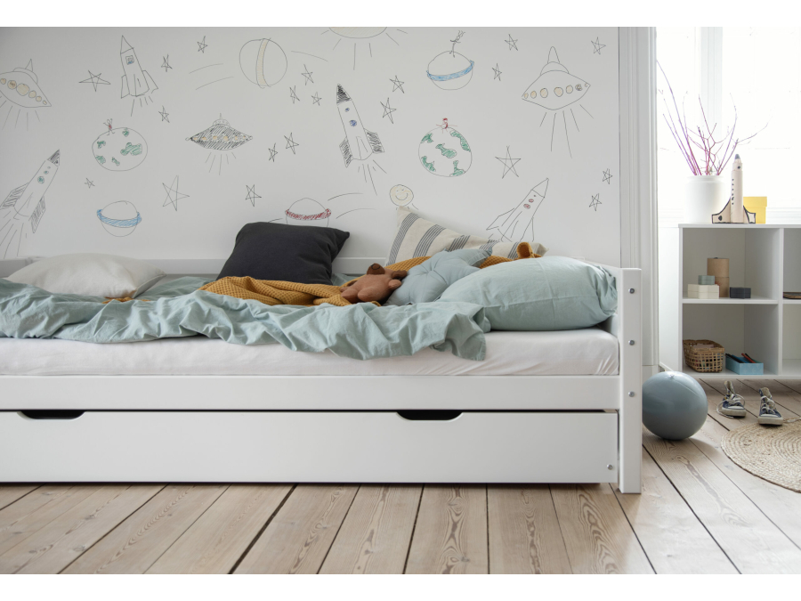 Hoppekids ECO Dream bedbank 90x200 - wit - Afbeelding 8