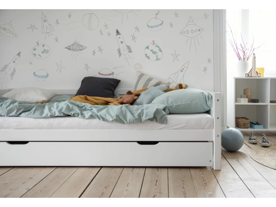 Hoppekids ECO Dream bedbank 90x200 - wit - Afbeelding 8