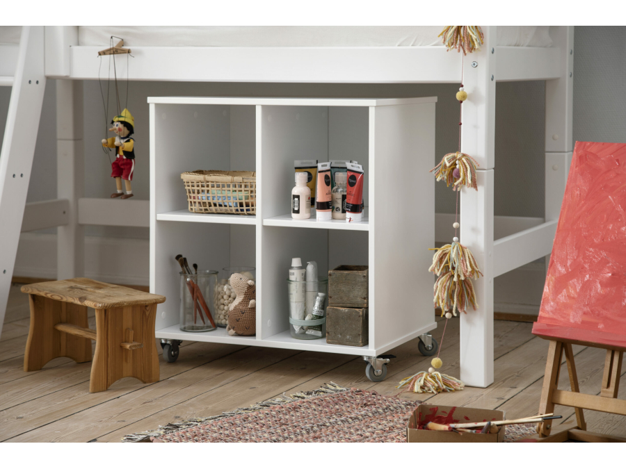 Hoppekids boekenkast op wielen - 70 cm - Afbeelding 3