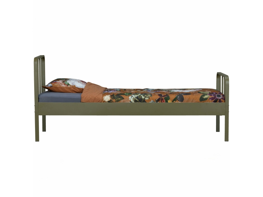 Woood Mees metalen bed 90x200 Army - Afbeelding 4