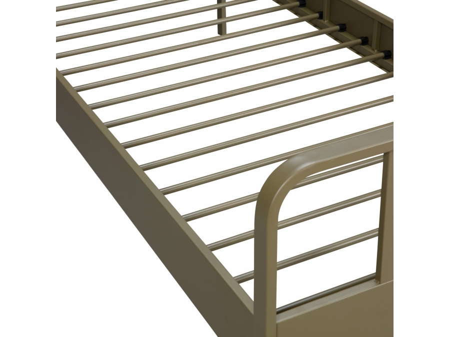 Woood Mees metalen bed 90x200 Army - Afbeelding 9