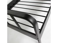 Woood Mees metalen bed 90x200 zwart - Afbeelding 7