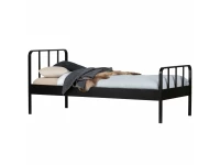 Woood Mees metalen bed 90x200 zwart