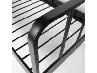 Woood Mees metalen bed 90x200 zwart - Afbeelding 8