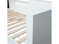 Woood Connect hoekbed 90x200 - grenen wit - Afbeelding 7