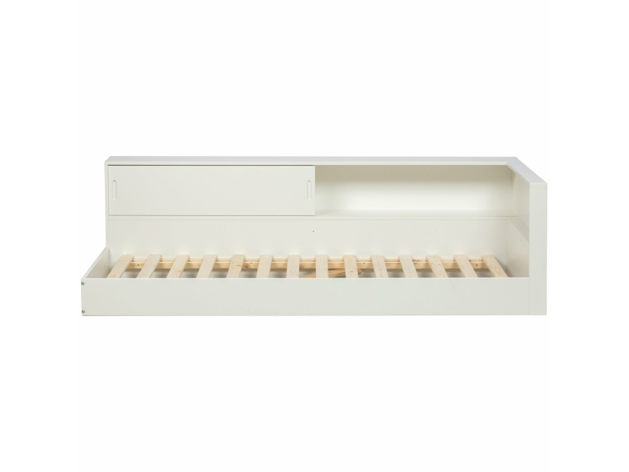 Woood Connect hoekbed 90x200 - grenen wit - Afbeelding 4