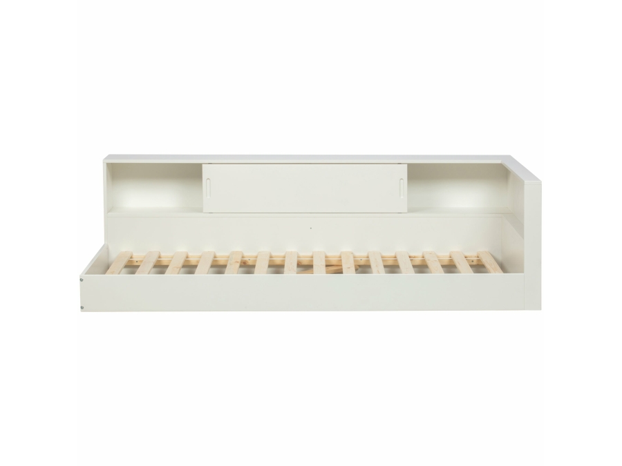 Woood Connect hoekbed 90x200 - grenen wit - Afbeelding 6
