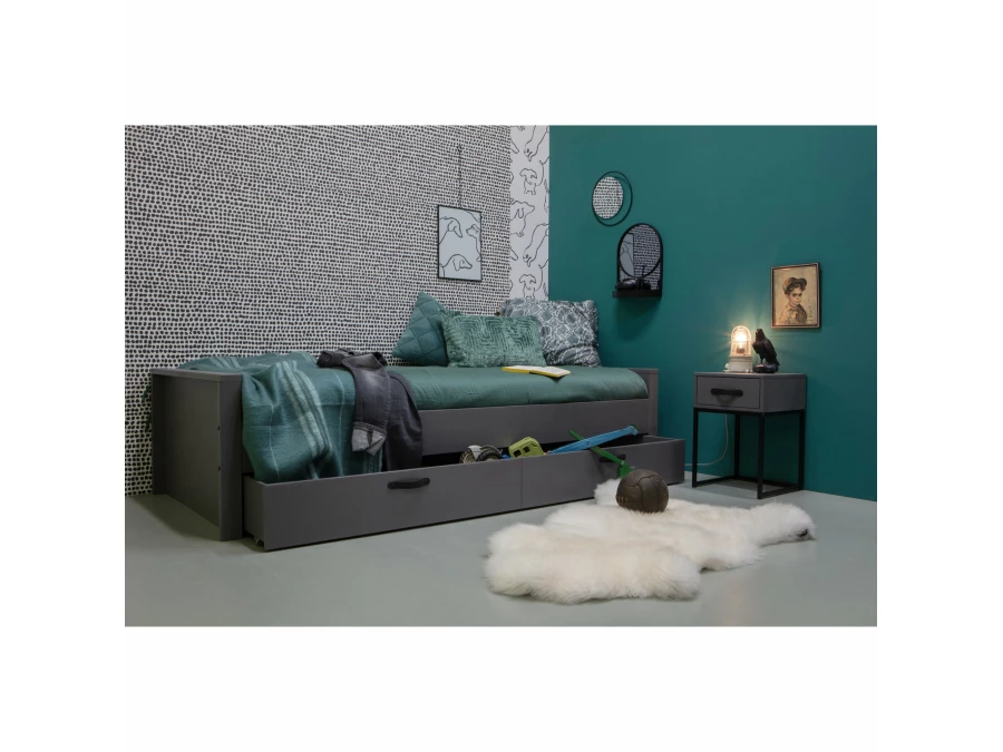 Woood Morris bed 90x200 - Leem - Afbeelding 3