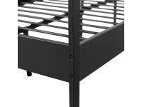 Woood Mees metalen twijfelaar 120x200 - zwart - Afbeelding 8