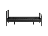 Woood Mees metalen twijfelaar 120x200 - zwart - Afbeelding 5