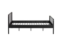 Woood Mees metalen tweepersoonsbed 160x200 - zwart - Afbeelding 6