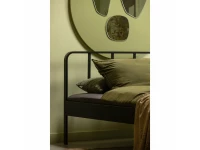 Woood Mees metalen tweepersoonsbed 160x200 - zwart - Afbeelding 2