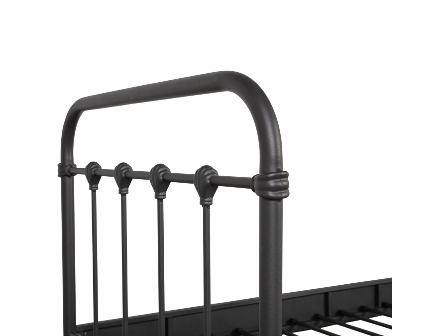 Woood Moos metalen bed 90x200 zwart - Afbeelding 6