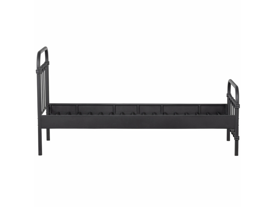 Woood Moos metalen bed 90x200 zwart - Afbeelding 5