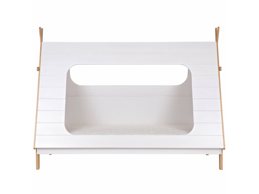 Woood Tipi bed 90x200 - grenen wit - Afbeelding 7