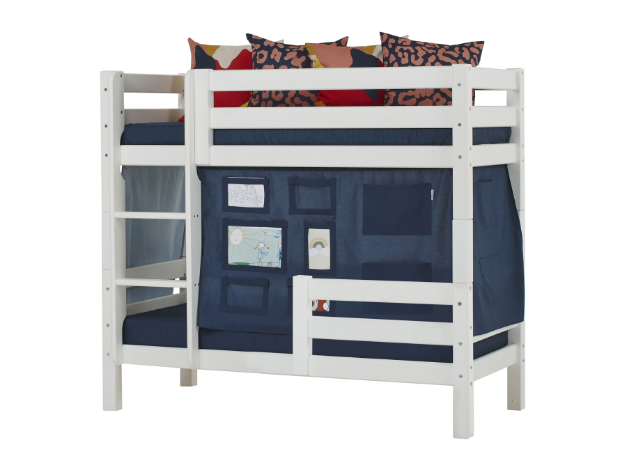 Hoppekids ECO Luxury stapelbed met uitvalbeschermer 70x160 - rechte ladder - Afbeelding 3