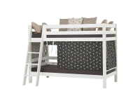 Hoppekids ECO Luxury stapelbed 90x200 - schuine ladder - luxe bodem - Afbeelding 3