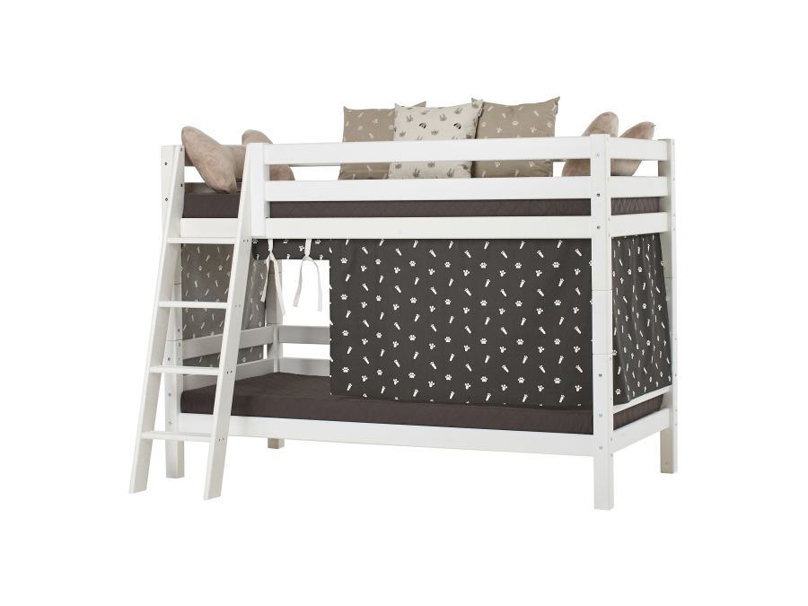 Hoppekids ECO Luxury stapelbed 90x200 - schuine ladder - luxe bodem - Afbeelding 3