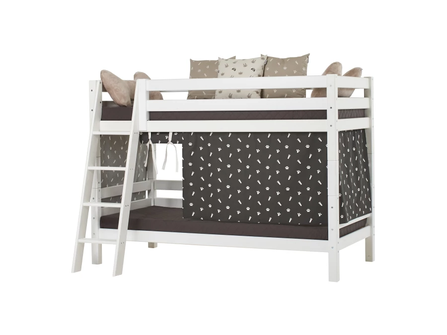 Hoppekids ECO Luxury stapelbed 90x200 - schuine ladder - luxe bodem - Afbeelding 3
