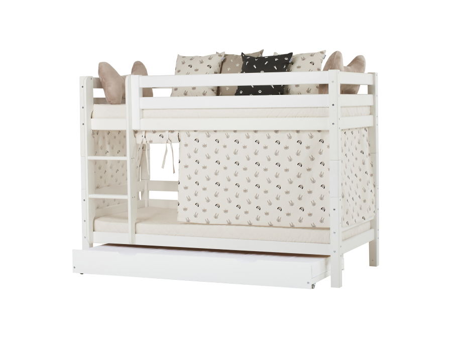 Hoppekids ECO Luxury stapelbed 90x200 - rechte ladder - luxe bodem - Afbeelding 4