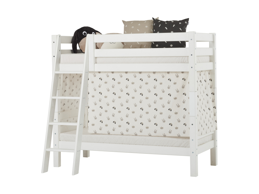 Hoppekids ECO Luxury stapelbed 70x160 - schuine ladder - Afbeelding 2