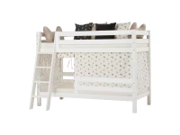 Hoppekids ECO Luxury stapelbed met uitvalbeschermer 90x200 - schuine ladder - luxe bodems - Afbeelding 3