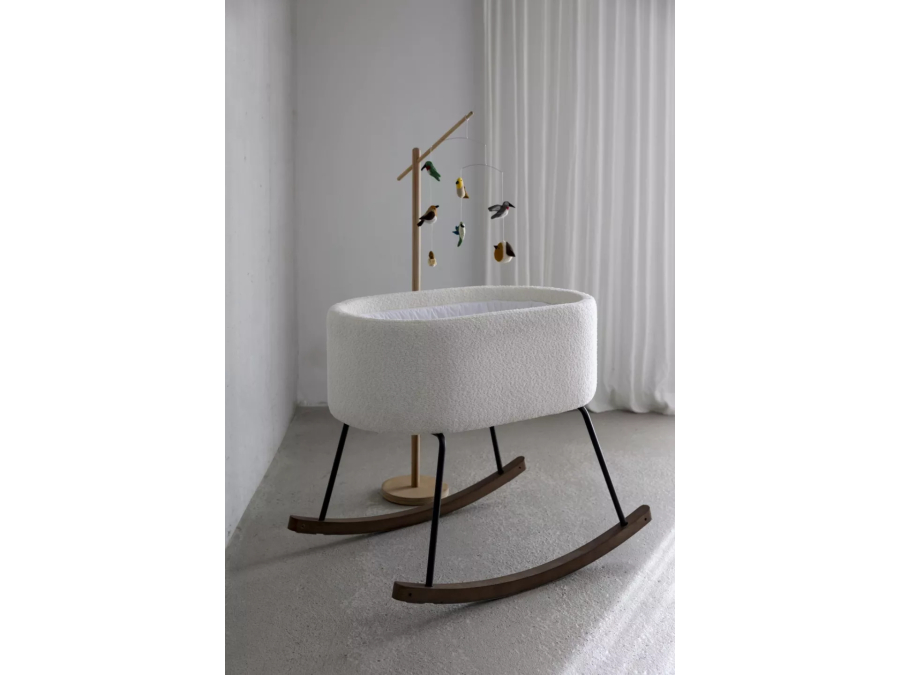 Quax Rocking wieg Deluxe - Boucle Cream - Afbeelding 5