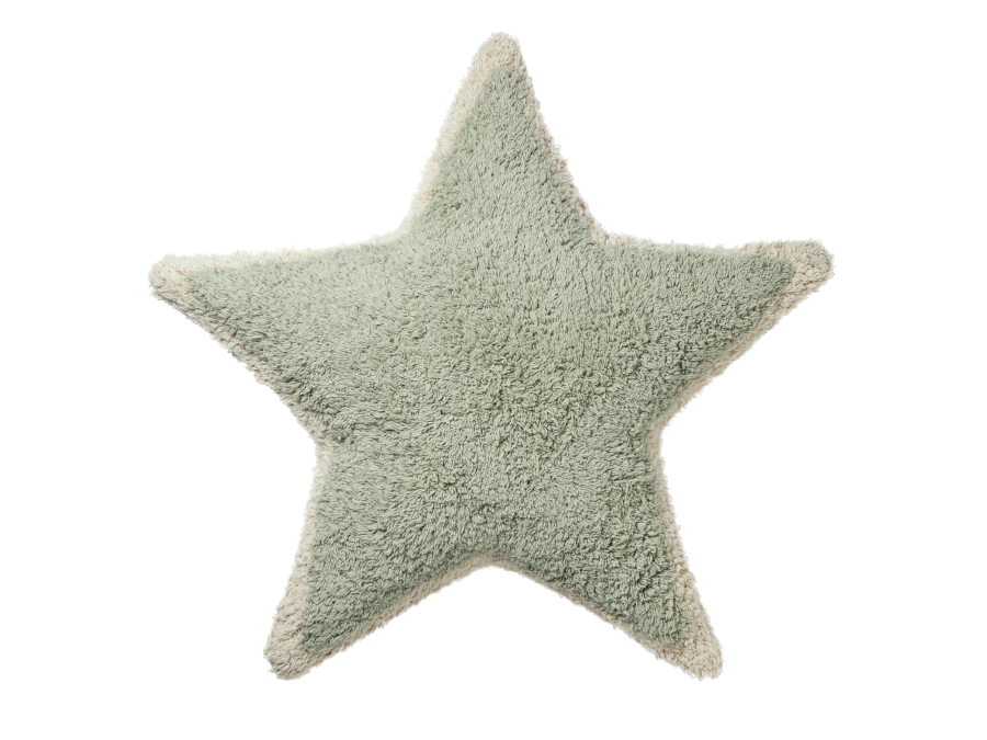 Lifetime getuft kussen ster - Blue Sage
