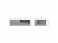 Woood Connect hoekbed 90x200 - betongrijs - Afbeelding 10