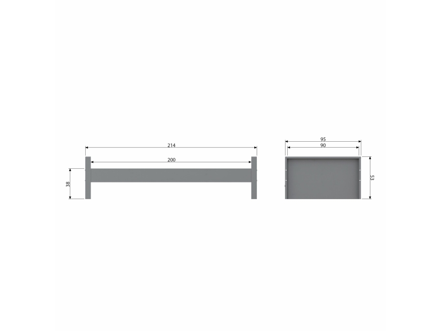 Woood Morris bed 90x200 - Leem - Afbeelding 7
