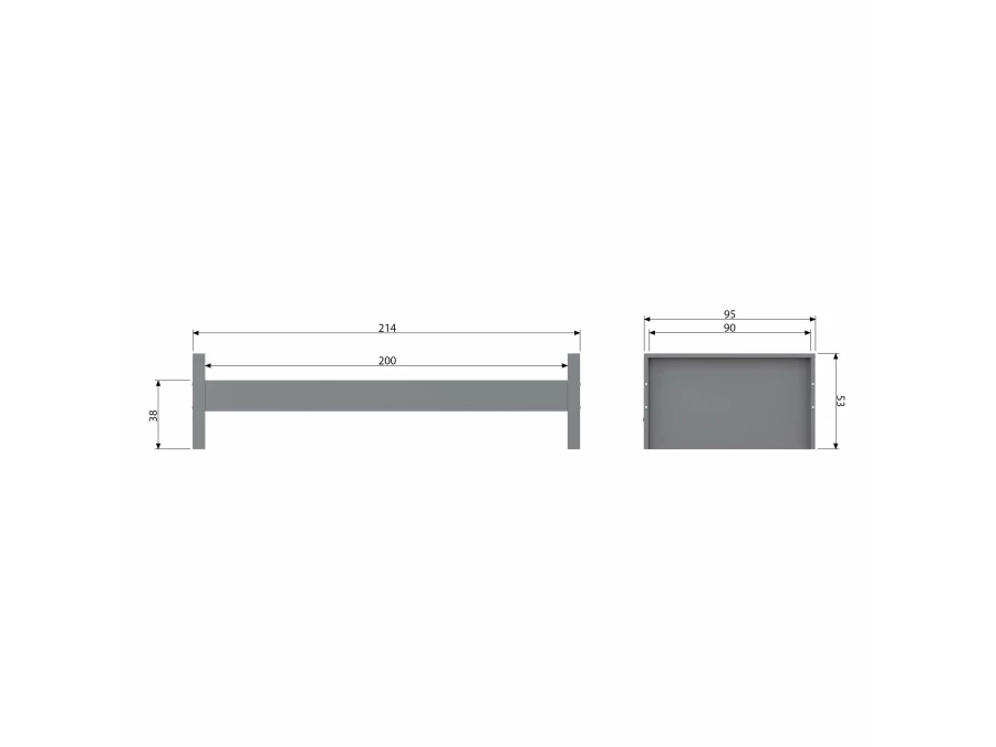 Woood Morris bed 90x200 - Leem - Afbeelding 7