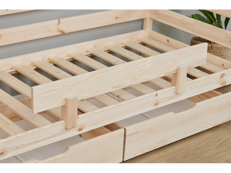 Hoppekids ECO Comfort juniorbed 70x160 - Naturel - Afbeelding 4