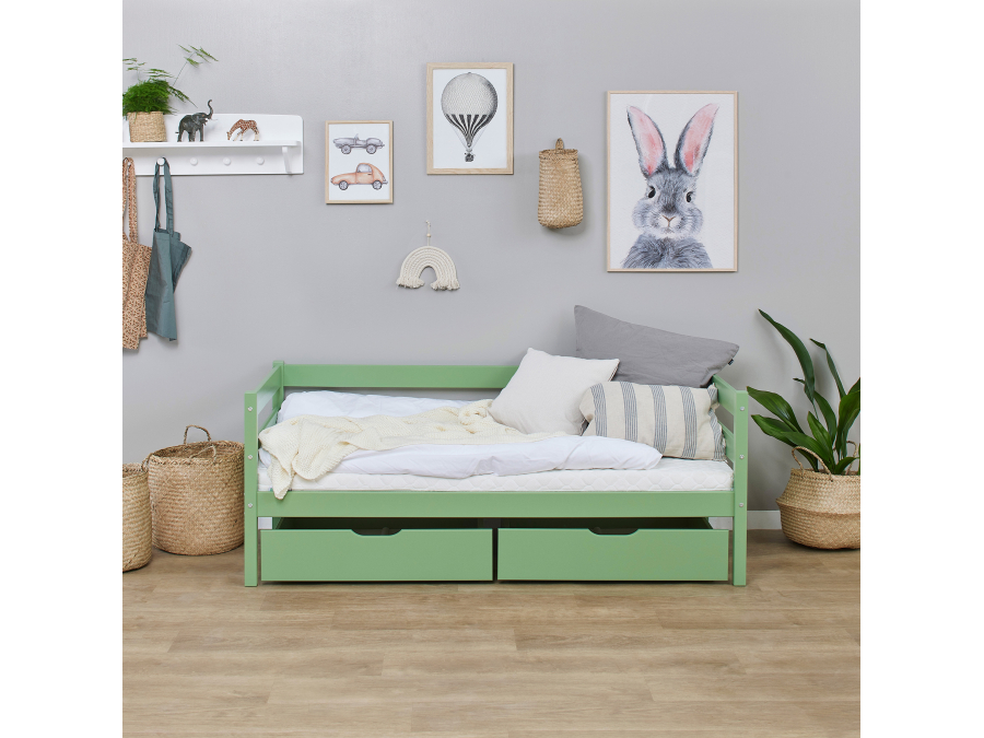 Hoppekids ECO Comfort / Dream ladeset voor 70x160 - Pale Green - Afbeelding 2