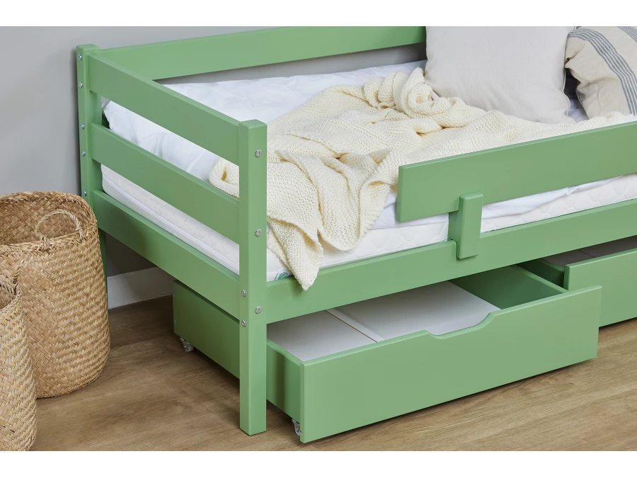 Hoppekids ECO Comfort juniorbed 70x160 - Pale Green - Afbeelding 7