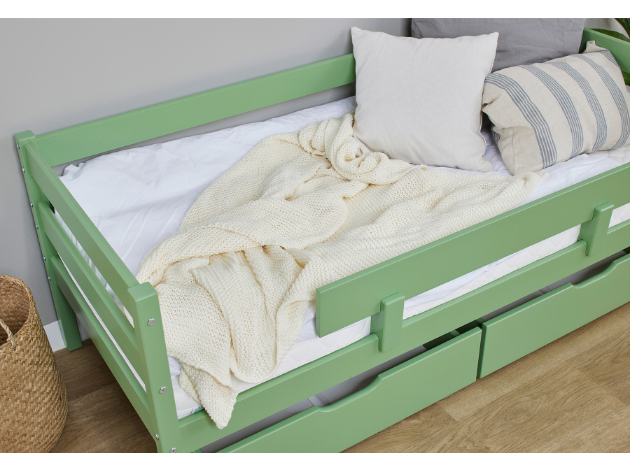 Hoppekids ECO Comfort / Dream ladeset voor 70x160 - Pale Green - Afbeelding 5
